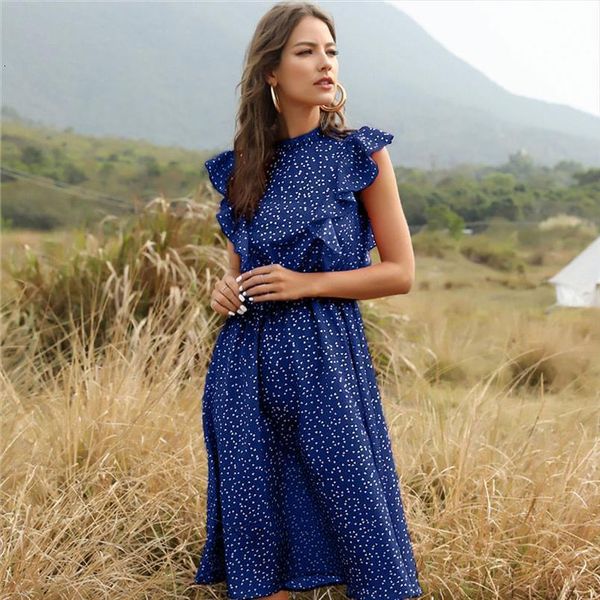 summer elegant heart dot print women dress butterfly sleeve ruffles medium long vacation blue black red, Black;gray
summer elegant heart dot print women dress butterfly sleeve ruffles medium long vacation blue black red, Black;gray