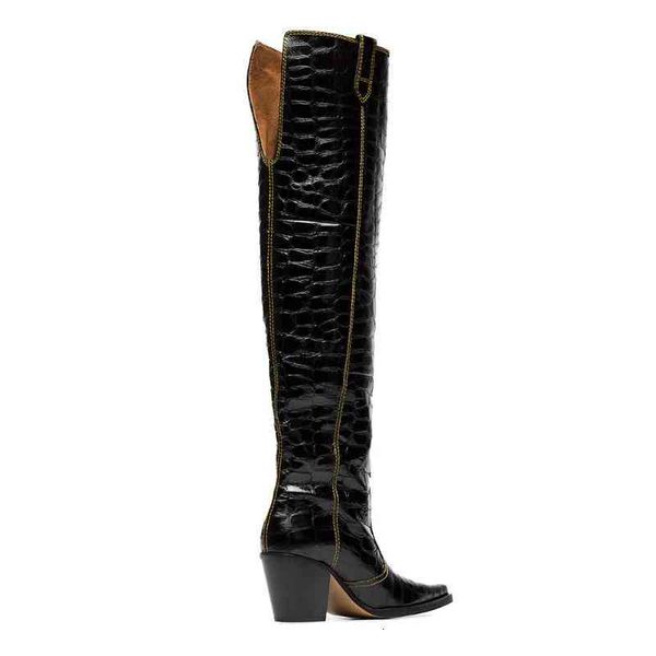 british style boots black stone leather knight square toe chunky high heel over the knee slip on
british style boots black stone leather knight square toe chunky high heel over the knee slip on