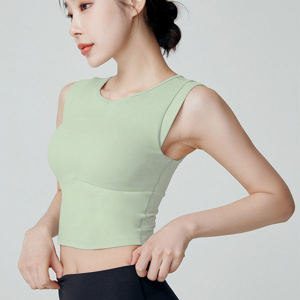 same yoga sports running vt, bra, quick drying fitns suit, sleevels body-building top, Gray
same yoga sports running vt, bra, quick drying fitns suit, sleevels body-building top, Gray