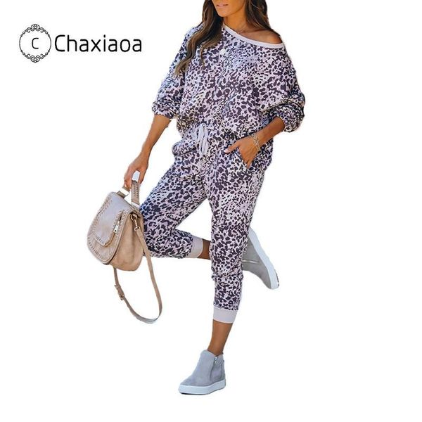 two piece set 2021 fall womens clothing casual sportswear o-neck leopard printd sets outfits leisure wear x286 women's pants, White
two piece set 2021 fall womens clothing casual sportswear o-neck leopard printd sets outfits leisure wear x286 women's pants, White