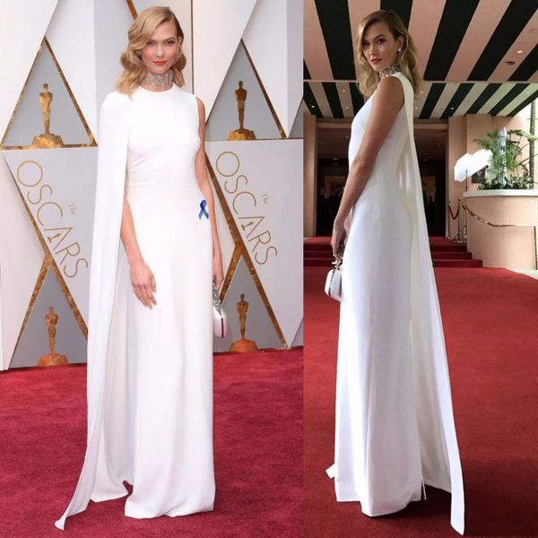 party dresses unique design evening scoop neckline floor length prom gown with cape, White;black
party dresses unique design evening scoop neckline floor length prom gown with cape, White;black
