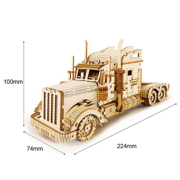 rokr diy 3d wooden puzzle game handmade heavy truck model toys for children gifts mc502
rokr diy 3d wooden puzzle game handmade heavy truck model toys for children gifts mc502