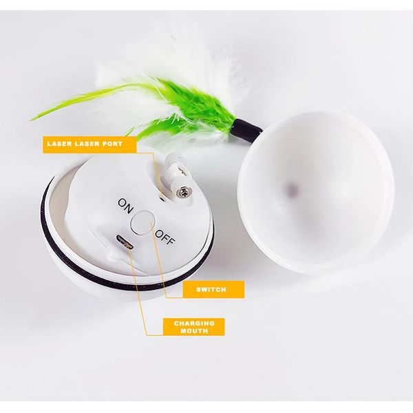 cat toys usb rechargeable electric rolling ball for cats interactive laser magic toy with light keep your pet busy
cat toys usb rechargeable electric rolling ball for cats interactive laser magic toy with light keep your pet busy