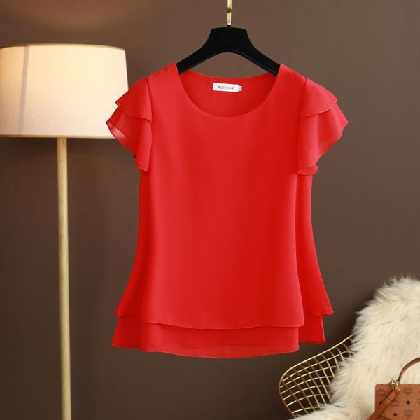women's blouses & shirts plus size 6xl womens and summer women blouse loose o-neck chiffon shirt female short sleeve, White
women's blouses & shirts plus size 6xl womens and summer women blouse loose o-neck chiffon shirt female short sleeve, White
