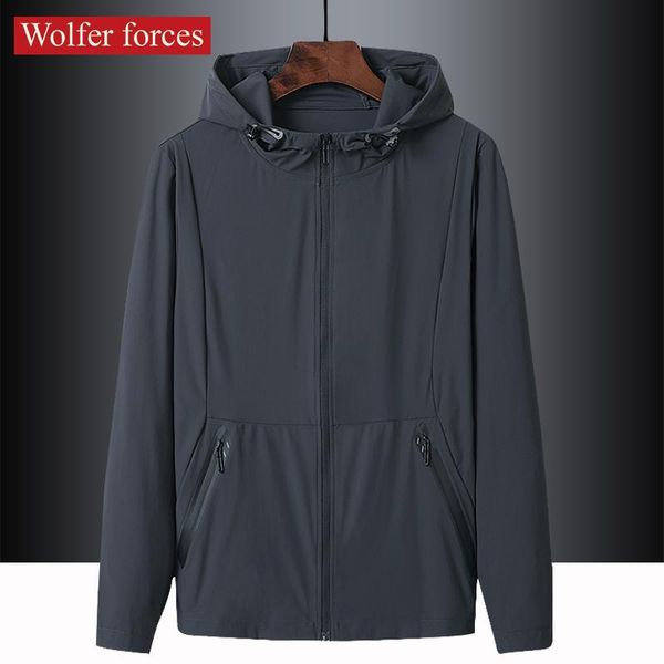 men's jackets ice silk sunscreen clothes summer thin stretch jacket loose korean outdoor leisure quick drying sports fashion, Black;brown
men's jackets ice silk sunscreen clothes summer thin stretch jacket loose korean outdoor leisure quick drying sports fashion, Black;brown