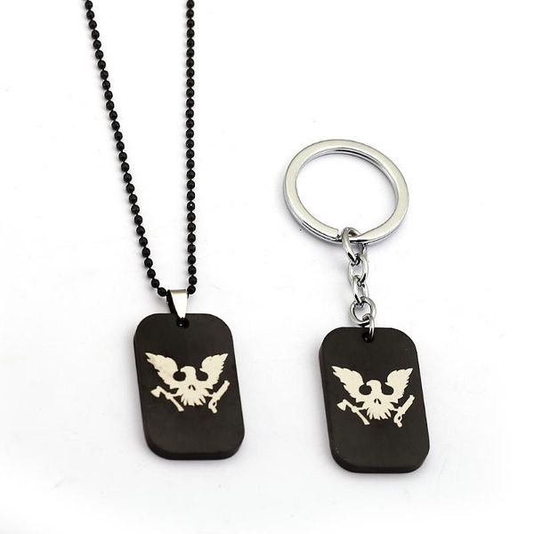 game state of decay 2 keychain necklace stainless steel pendant choker metal beads chain key kids gift jewelry keychains, Silver
game state of decay 2 keychain necklace stainless steel pendant choker metal beads chain key kids gift jewelry keychains, Silver