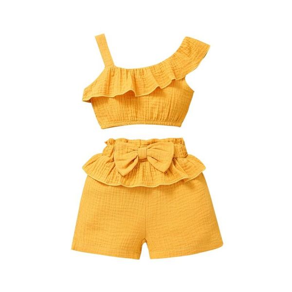 clothing sets girls casual two-piece clothes set, solid color off-the-shoulder sleeveless and shorts, ginger/ pink/ blue, White
clothing sets girls casual two-piece clothes set, solid color off-the-shoulder sleeveless and shorts, ginger/ pink/ blue, White
