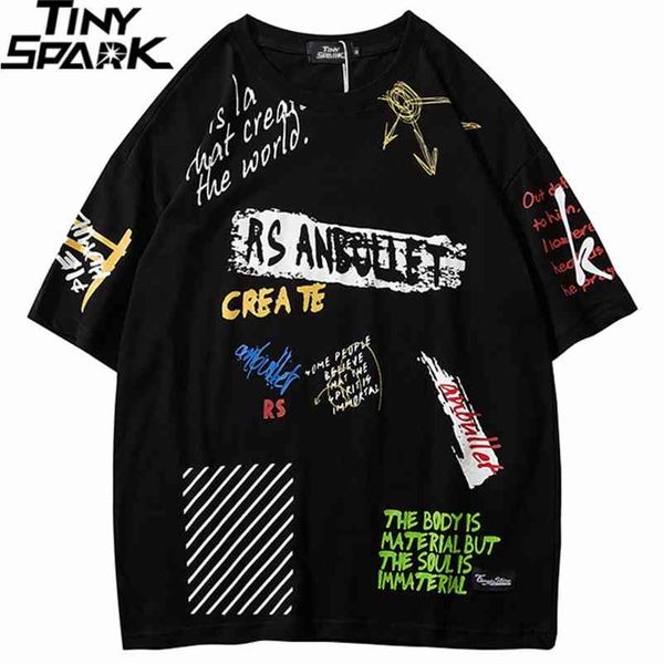 men hip hop graffiti t shirt harajuku streetwear tshirt summer short sleeve fashion cotton tees new skateboard t-shirt 210322, White;black
men hip hop graffiti t shirt harajuku streetwear tshirt summer short sleeve fashion cotton tees new skateboard t-shirt 210322, White;black