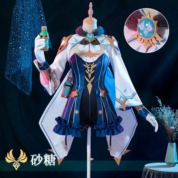 genshin impact sucrose cosplay costumes long green wig cute women/man anime cosplay set heat resistant synthetic wigs halloween, Black
genshin impact sucrose cosplay costumes long green wig cute women/man anime cosplay set heat resistant synthetic wigs halloween, Black