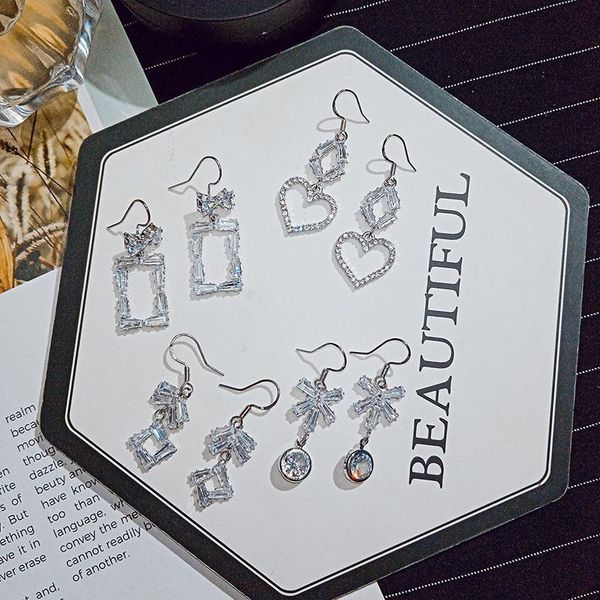 dangle & chandelier korea crystal statement earrings fashion zircon waterdrop geometric for women jewelry, Silver
dangle & chandelier korea crystal statement earrings fashion zircon waterdrop geometric for women jewelry, Silver