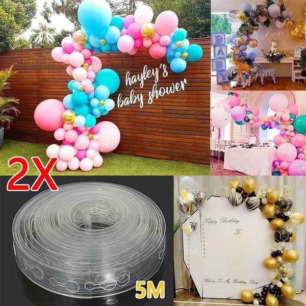 window stickers 2pcs 5m balloon strip arch garland connect chain diy for party decoration *100% brand and high quality
window stickers 2pcs 5m balloon strip arch garland connect chain diy for party decoration *100% brand and high quality