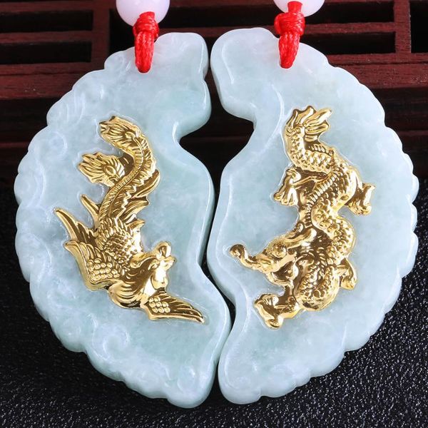 lockets natural pairs white hetian yu + full gold inlaid carved dragon phoenix round style lucky pendant necklace certificate jewelry, Silver
lockets natural pairs white hetian yu + full gold inlaid carved dragon phoenix round style lucky pendant necklace certificate jewelry, Silver