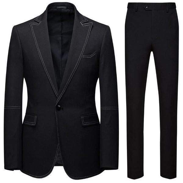 wedding suits for men casual 2-piece set two buckles black suit 6xl men's & blazers, White;black
wedding suits for men casual 2-piece set two buckles black suit 6xl men's & blazers, White;black