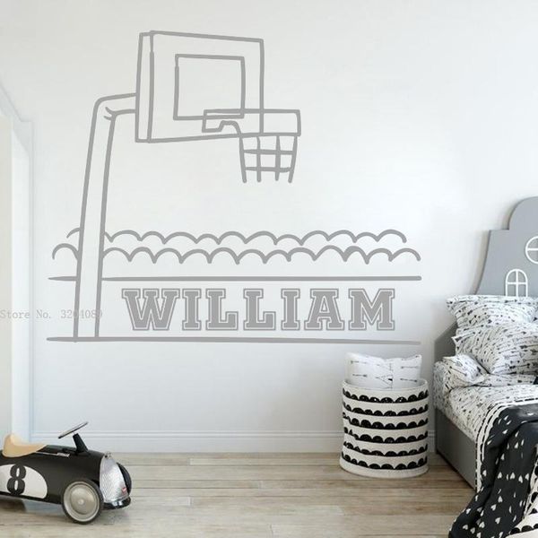 wall stickers custom basketball name decals boys teens room personalized home decor sports play art murals yt6114
wall stickers custom basketball name decals boys teens room personalized home decor sports play art murals yt6114