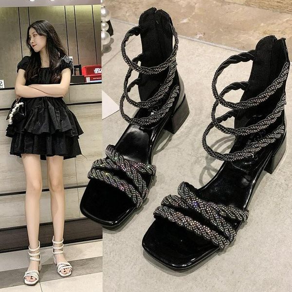 sandals summer net red super fire roman bandage versatile comfortable flat bottom soft fashion fairy style, Black
sandals summer net red super fire roman bandage versatile comfortable flat bottom soft fashion fairy style, Black