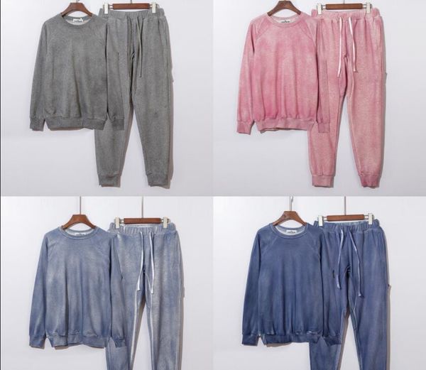 sweater suit sports pants new style dyed round neck terry sweater + sweat pants casual sportswear, Gray
sweater suit sports pants new style dyed round neck terry sweater + sweat pants casual sportswear, Gray