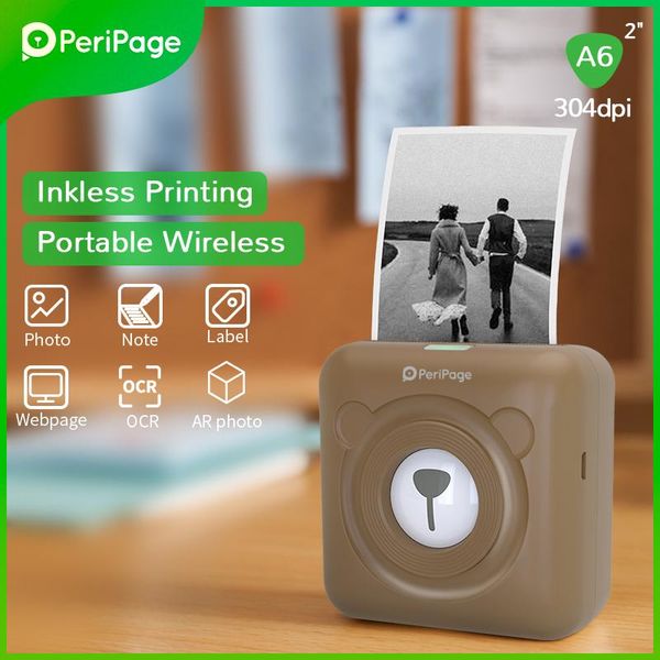 peripage portable thermal wireless printer 304dpi brown picture po receipt label bluetooth mini a6 printers
peripage portable thermal wireless printer 304dpi brown picture po receipt label bluetooth mini a6 printers