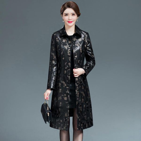 women's leather & faux women black jacket middle-aged ladies retro floral printed pu windbreaker coats female clothing 6xl
women's leather & faux women black jacket middle-aged ladies retro floral printed pu windbreaker coats female clothing 6xl