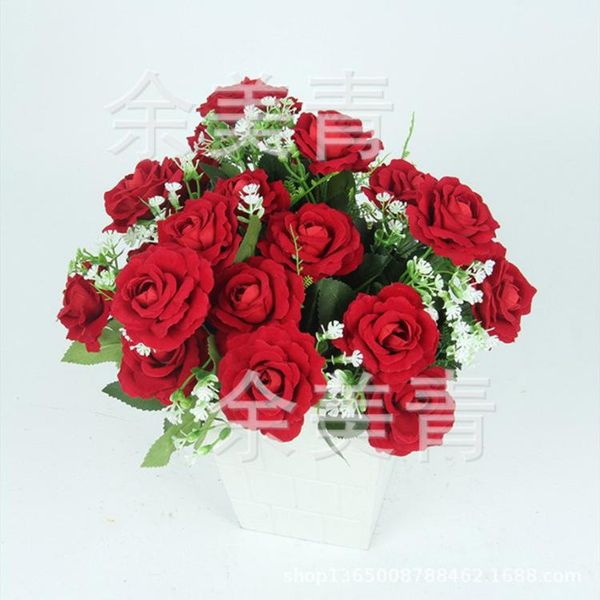 imitation flowers 7 head velvet small rose wedding silk flower deskfurnishings & decoration artificial bonsai artificia decorative wreat 
imitation flowers 7 head velvet small rose wedding silk flower deskfurnishings & decoration artificial bonsai artificia decorative wreat