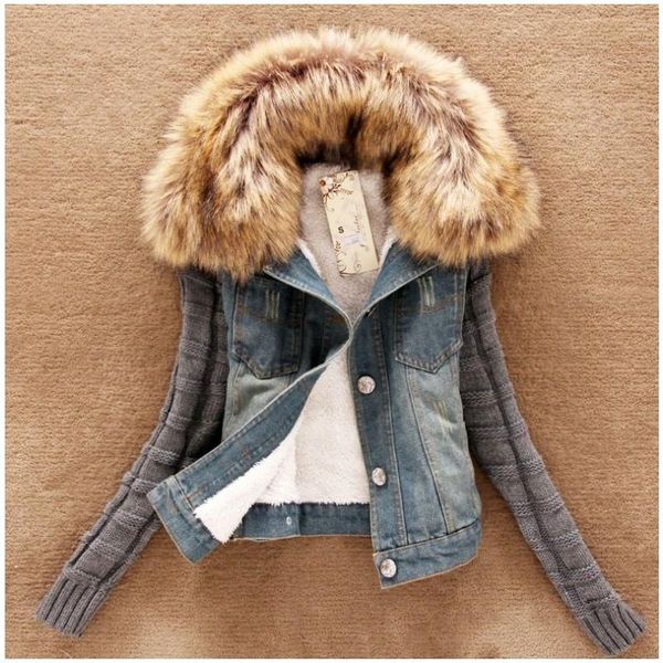 women spring denim jacket faux fur coat casual clothing overcoat female jeans blue 2021 women's jackets, Black;brown
women spring denim jacket faux fur coat casual clothing overcoat female jeans blue 2021 women's jackets, Black;brown