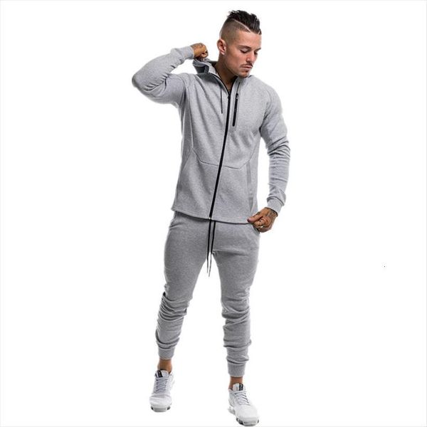 autumn brand sporting suit hoodies men tracksuit sets gyms sportswear jogger male, Gray
autumn brand sporting suit hoodies men tracksuit sets gyms sportswear jogger male, Gray