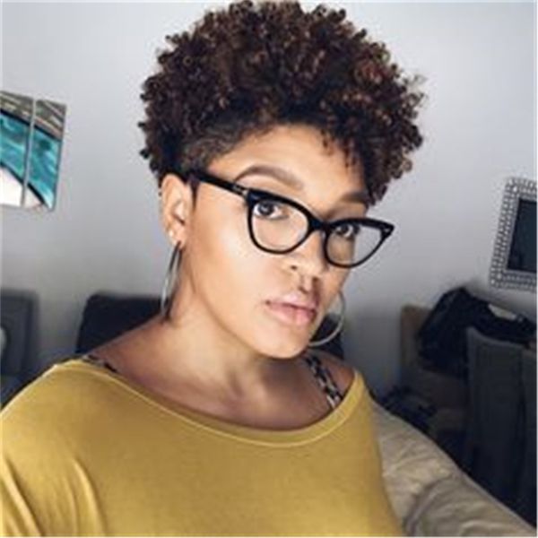 full machine made afro kinky curly human hair wigs natural color none lace front wig for black women, Black;brown
full machine made afro kinky curly human hair wigs natural color none lace front wig for black women, Black;brown