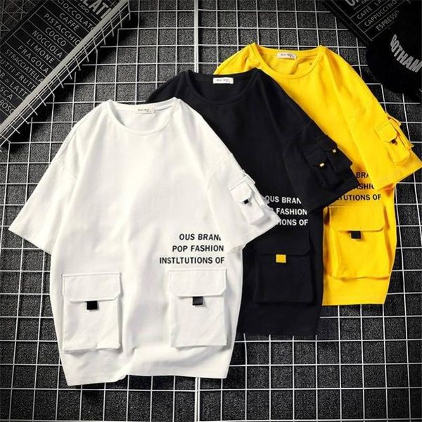 men's t-shirts viankani hip hop t-shirt casual street fashion summer with pocket funny s-4xl, White;black
men's t-shirts viankani hip hop t-shirt casual street fashion summer with pocket funny s-4xl, White;black