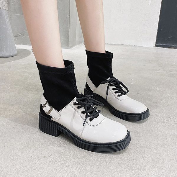 dress shoes women ankle boots round toe 4.5cm heel buckle and lace up for woman non-slip black white 35-39 xy4q
dress shoes women ankle boots round toe 4.5cm heel buckle and lace up for woman non-slip black white 35-39 xy4q