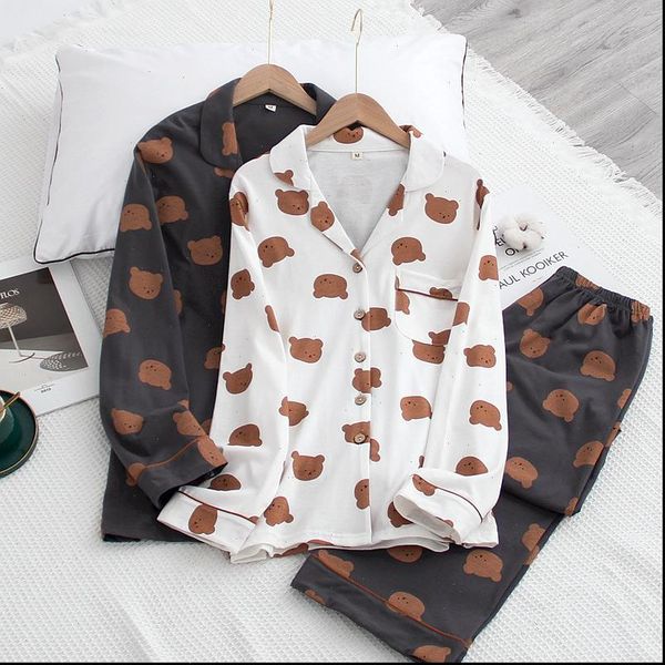 japanese style spring and women sleepwear autumn couple cotton long sleeved trousers pajamas suit female four seasons home service men, Black;red
japanese style spring and women sleepwear autumn couple cotton long sleeved trousers pajamas suit female four seasons home service men, Black;red