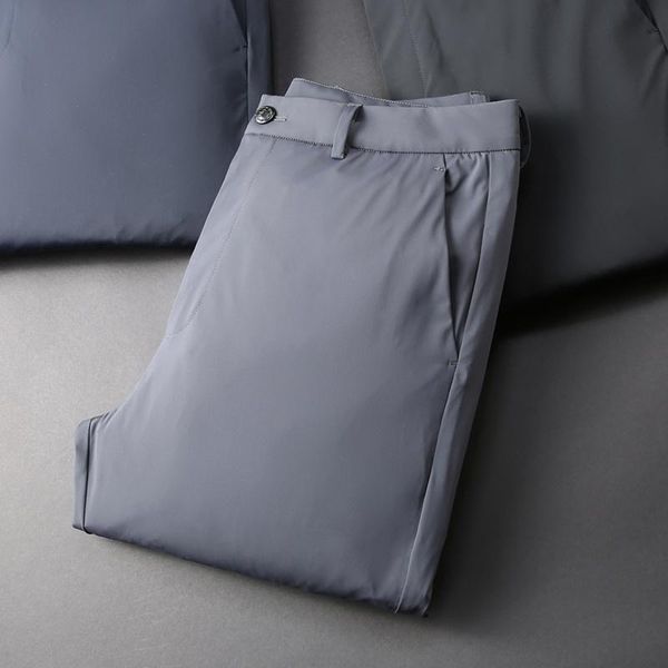 men's pants jsbd winter high-end luxury white velvet casual business slim straight thick down for external wear, Black
men's pants jsbd winter high-end luxury white velvet casual business slim straight thick down for external wear, Black