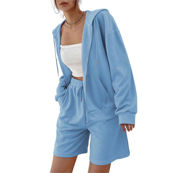 women's tracksuits 2pcs autumn women tracksuit casual loose outfits solid color hooded long sleeves zipper sweatshirt + elastic waist s, Gray
women's tracksuits 2pcs autumn women tracksuit casual loose outfits solid color hooded long sleeves zipper sweatshirt + elastic waist s, Gray