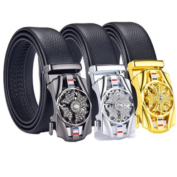 belts luxury fashion automatic buckle men's belt lucky rotatable classic gold, silver and black tricolor, Black;brown
belts luxury fashion automatic buckle men's belt lucky rotatable classic gold, silver and black tricolor, Black;brown