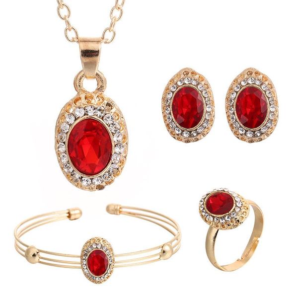 earrings & necklace vintage oval jewelry sets for women gold wedding set crystal stone pendant charms hoop ring, Silver
earrings & necklace vintage oval jewelry sets for women gold wedding set crystal stone pendant charms hoop ring, Silver