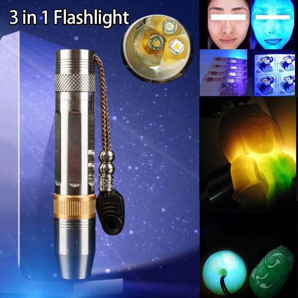 in 1 uv ultraviolet 365nm white yellow light jewelry jade stone detection blacklight high powerful flash torch lamp flashlights t torches
in 1 uv ultraviolet 365nm white yellow light jewelry jade stone detection blacklight high powerful flash torch lamp flashlights t torches