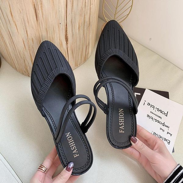 slippers spring/summer 2021 slope heel half-wear women fashion two-wear sandals baotou lazy ladies and, Black
slippers spring/summer 2021 slope heel half-wear women fashion two-wear sandals baotou lazy ladies and, Black
