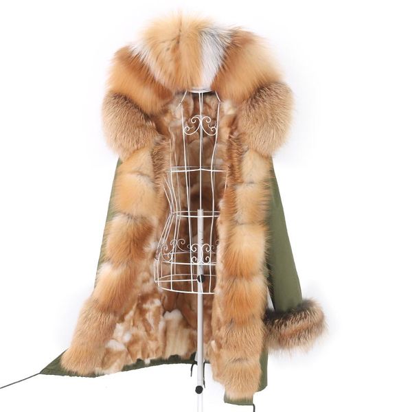 women's fur & faux 2021 winter real coat fashion collar with liner long parka thick warm jacket outwear oversized, Black
women's fur & faux 2021 winter real coat fashion collar with liner long parka thick warm jacket outwear oversized, Black