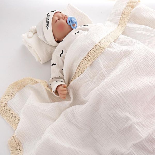 baby fringed blankets gauze towels bath born quilts wrapping tassel children's & swaddling
baby fringed blankets gauze towels bath born quilts wrapping tassel children's & swaddling