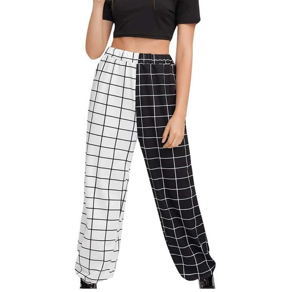 women's pants & capris linen casual all-match high waist black white plaid pocket 2021 harem wide leg
women's pants & capris linen casual all-match high waist black white plaid pocket 2021 harem wide leg