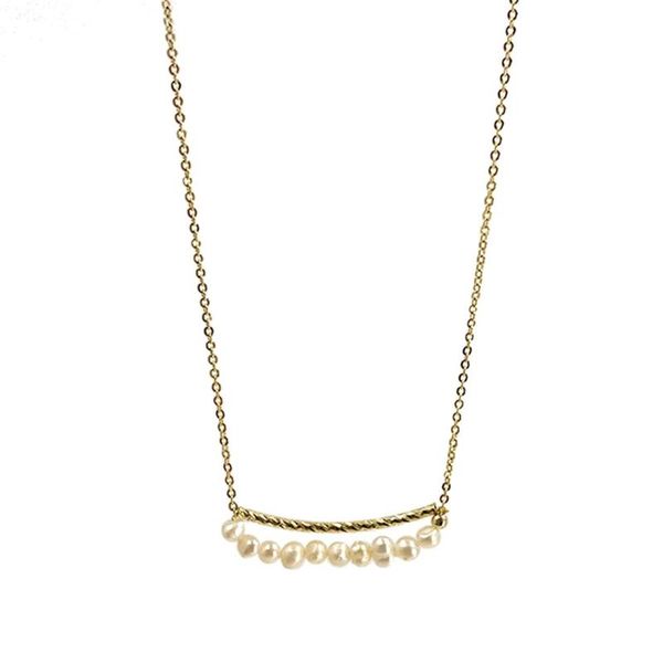 chains freshwater pearl metal necklace personality simple and versatile fashion clavicle chain cold wind, Silver
chains freshwater pearl metal necklace personality simple and versatile fashion clavicle chain cold wind, Silver