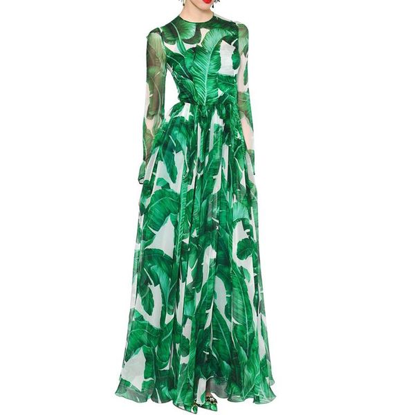 casual dresses fashion runway maxi dress autumn women's party long sleeve print banana leaf gerrn, Black;gray
casual dresses fashion runway maxi dress autumn women's party long sleeve print banana leaf gerrn, Black;gray