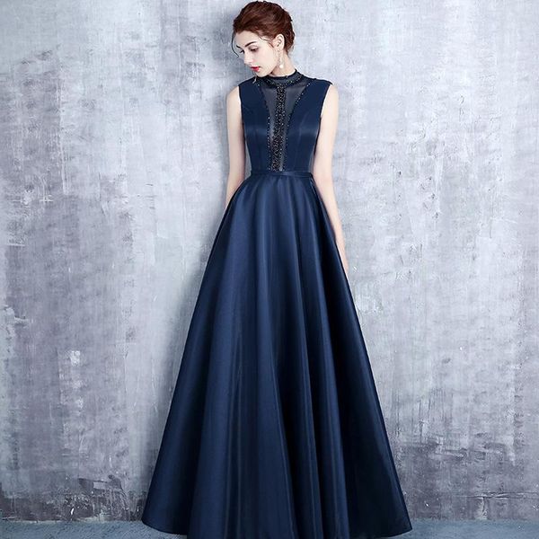 women 2021 high-end banquet noble and elegant temperament evening dress atmospheric satin annual party long ethnic clothing, Red
women 2021 high-end banquet noble and elegant temperament evening dress atmospheric satin annual party long ethnic clothing, Red