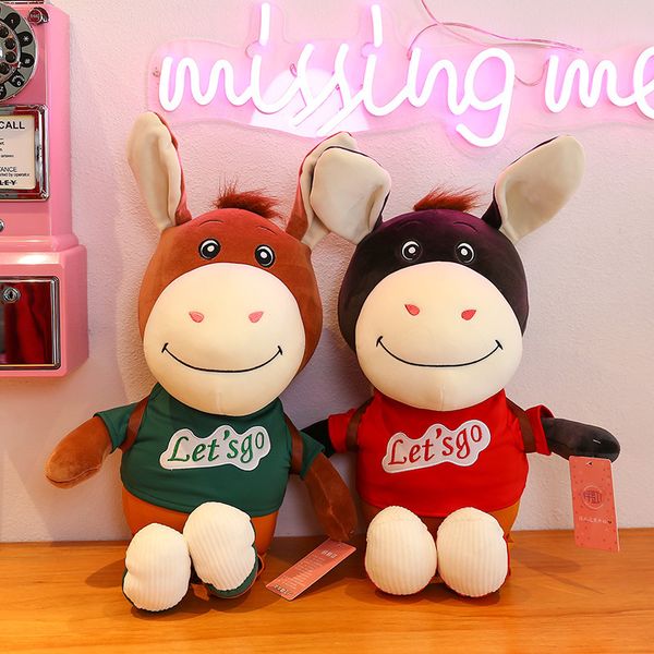 creative new travel donkey plush toy doll