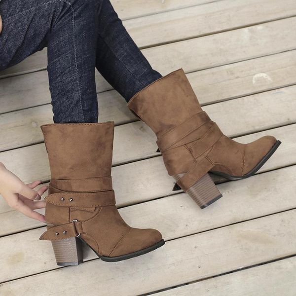 boots rome style ankle women round toe med square heel winter zipper warm band decoration flock boot zapatos, Black
boots rome style ankle women round toe med square heel winter zipper warm band decoration flock boot zapatos, Black