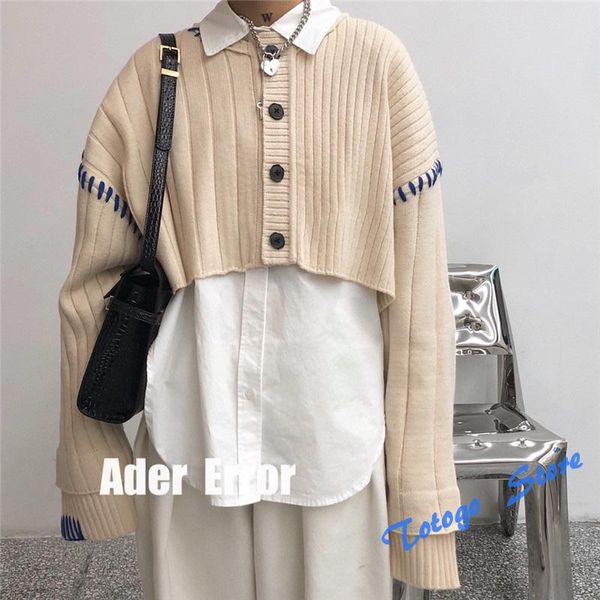 men's sweaters 21fw all-match dark gray apricot adererror irregular sweater men women 1:1 knitted button ader error cardigans t, White;black
men's sweaters 21fw all-match dark gray apricot adererror irregular sweater men women 1:1 knitted button ader error cardigans t, White;black