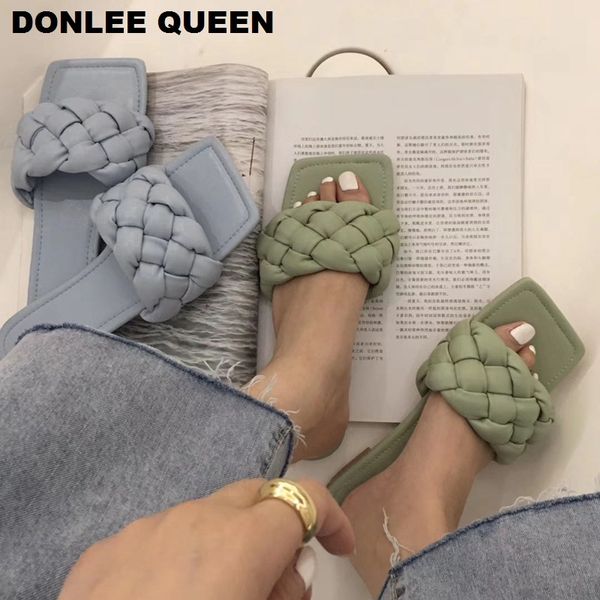 new fashion weave slippers women square toe flat casual shoes women slide 2021 summer flip flops beach sandal slipper big size41 k731, Black
new fashion weave slippers women square toe flat casual shoes women slide 2021 summer flip flops beach sandal slipper big size41 k731, Black
