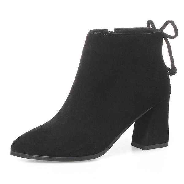 boots leather women's high heel thick with zipper plus velvet pointed size code 2021 spring and autumn ankl, Black
boots leather women's high heel thick with zipper plus velvet pointed size code 2021 spring and autumn ankl, Black
