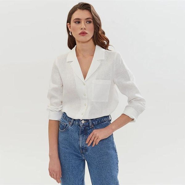 women's blouses & shirts shyloli women casual shirt solid color deep v lapel pocket buttons fashion leisure commuting office intelligen, White
women's blouses & shirts shyloli women casual shirt solid color deep v lapel pocket buttons fashion leisure commuting office intelligen, White