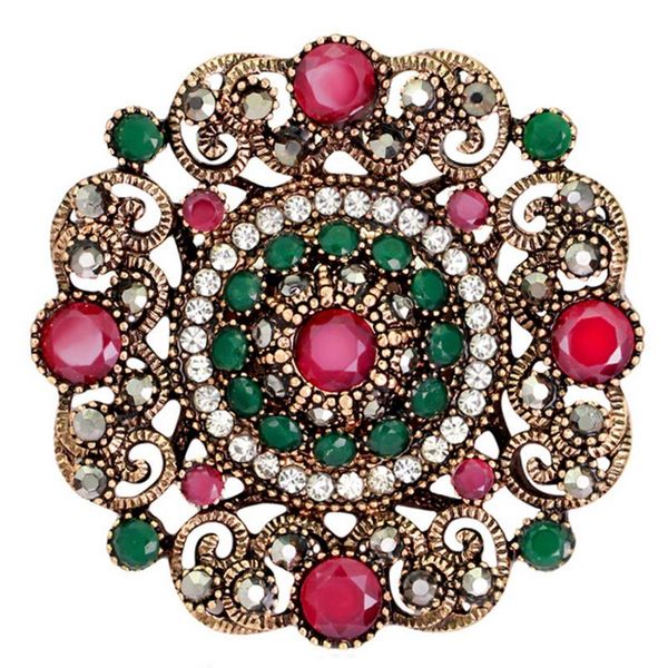 pins, brooches vintage round resin flower brooch pin for women antique charm arabesque rhinestone lapel scarf broches xz252, Gray
pins, brooches vintage round resin flower brooch pin for women antique charm arabesque rhinestone lapel scarf broches xz252, Gray