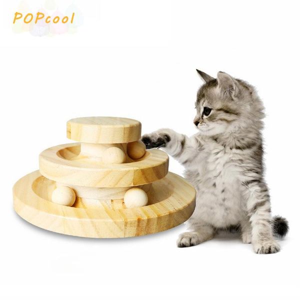 cat toys original wooden funny pet toy intelligence triple play discs balls crazy ball disk interactive
cat toys original wooden funny pet toy intelligence triple play discs balls crazy ball disk interactive