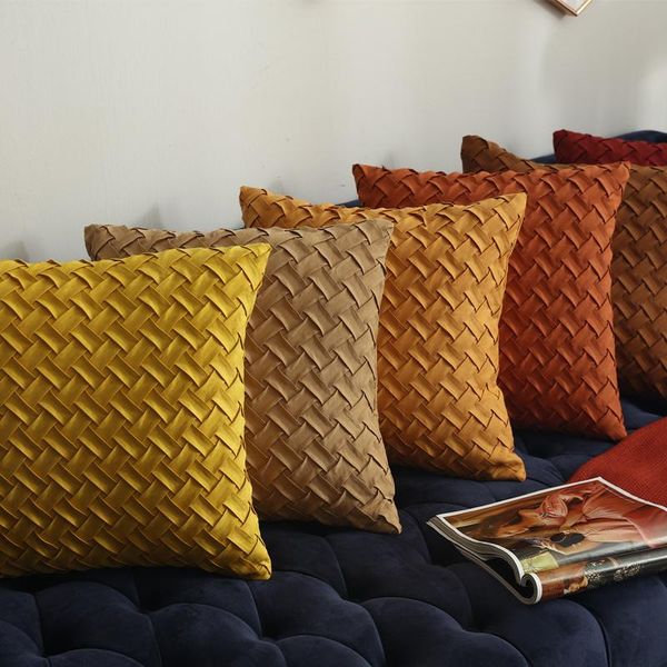 cushion/decorative pillow solid yellow brown dark red cushion cover soft faux suede home decorative woven pattern 45x45cm/30x50cm
cushion/decorative pillow solid yellow brown dark red cushion cover soft faux suede home decorative woven pattern 45x45cm/30x50cm